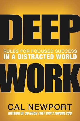 Deep Work by Cal Newport book cover